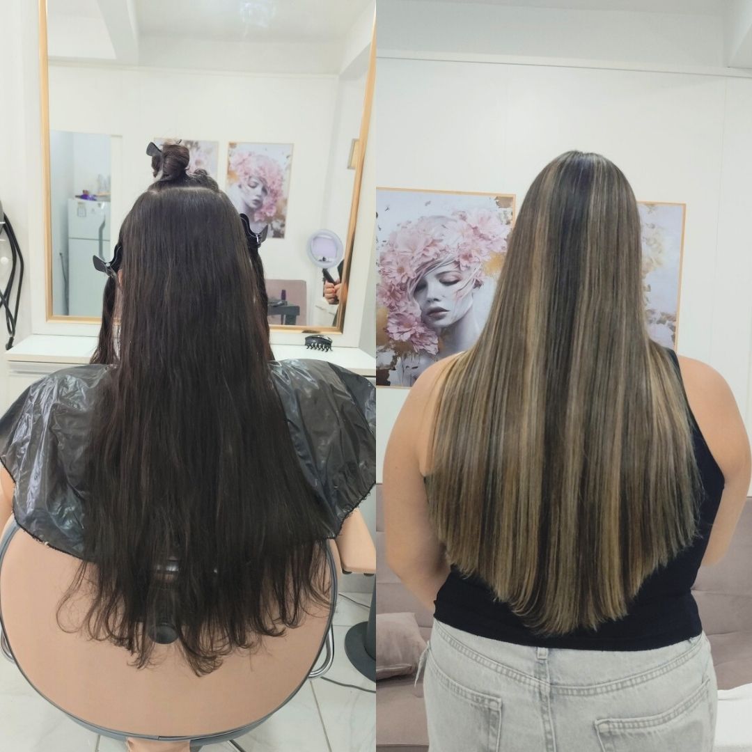 Trabalho realizado no Salão Laucimar