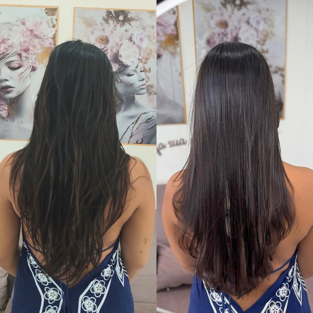 Tratamento e selagem capilar profissional