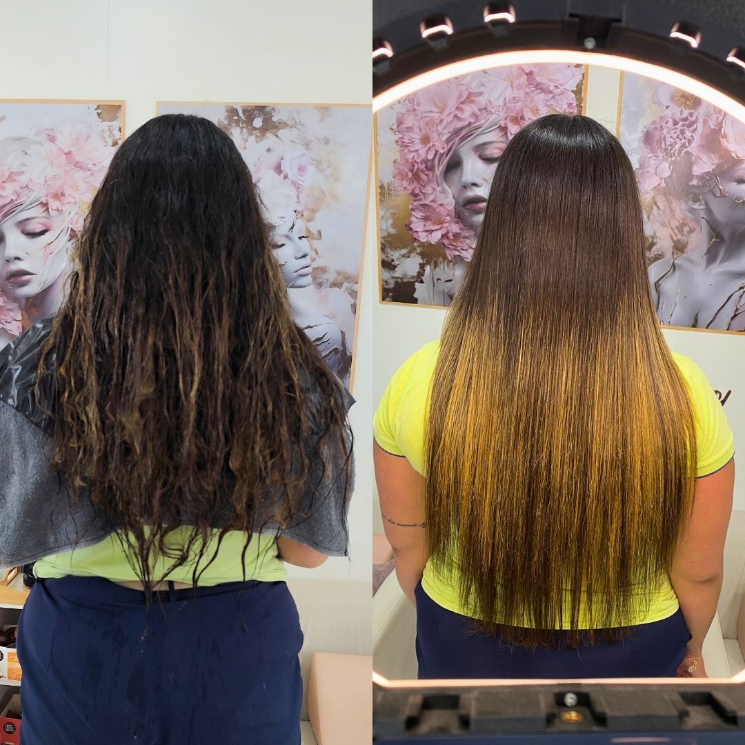 Trabalho realizado no Salão Laucimar
