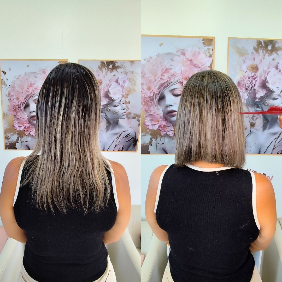 Trabalho realizado no Salão Laucimar